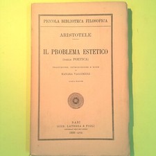 IL PROBLEMA ESTETICO ARISTOTELE LATERZA 1939
