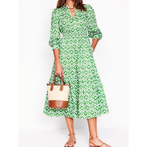 Abito midi boden elena - elena, verde