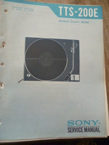 Sony tts 200e giradischi - sony, tts-200e