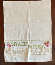 Strofinaccio Cucina con Ricamo
