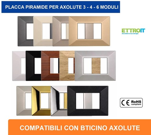 Placche compatibili bticino - placche,