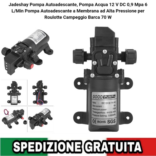 Pompa acqua autoadescante 12v - acqua,