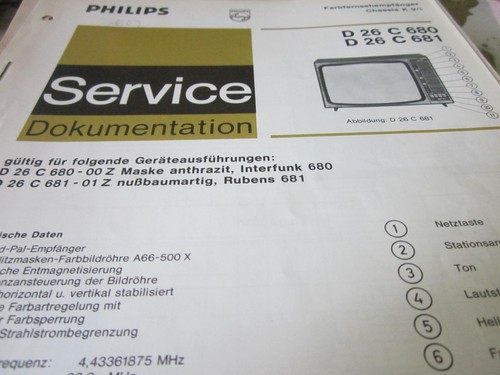 Philips chassis i d - k, 26