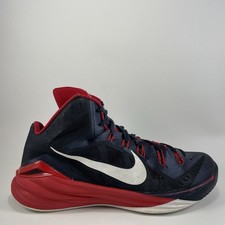 Scarpe da basket Nike Hyperdunk 2014 blu rosse da uomo taglia 11,5 sneakers alte