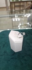 Anello Solitario Oro Bianco