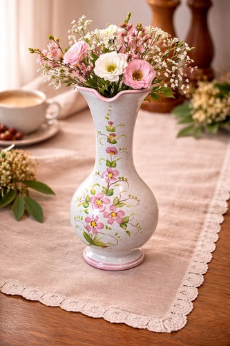 Vase céramique peint la - en,