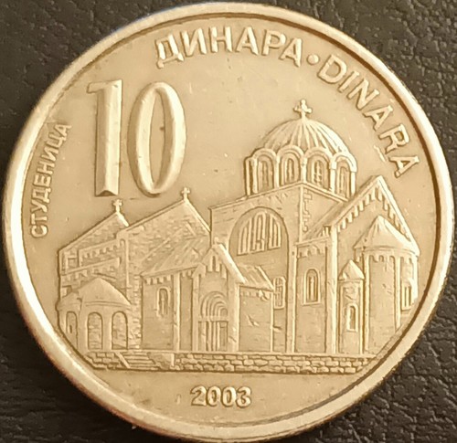 Serbia grossa moneta dinari - moneta, 10