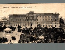 Taranto Palazo degli Uffizi e Villa Garibaldi F. piccolo spedita