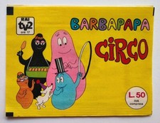 BUSTINA Figurine BARBAPAPA' CIRCO Edierre 1978 VERSIONE ITALIANA L.50