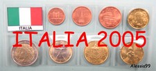 SERIETTA ITALIA 2005 DA 1 CENT. A 2 EURO DANTE - FDC DA ROTOLINI ZECCA