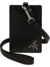 PRADA - Porta badge Saffiano