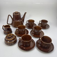 Set caffè Pruszkow completo caffè tè vintage metà secolo moderno ceramica polacca 