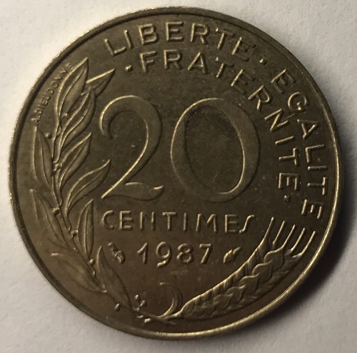 156 moneta francese 20 - f.156,