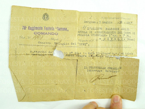 Documento militare polizia - militare,