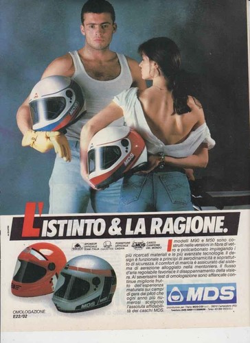 Advertising pubblicità casco - advertising,