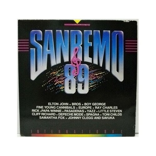 Sanremo 89 international - lp,