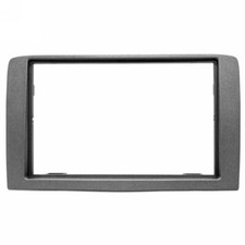 Mascherina Stereo  Grigio Chiaro Auto Radio 2 Din COMPATIBILE con LANCIA Musa