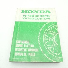 Manuale officina originale Honda VF 750 Sports Custom manuale riparazione C4138