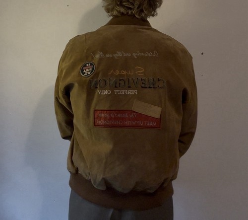 Giacca pelle scamosciata