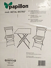 Set Tavolo + 2sedie Pieghevoli