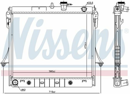 Radiatore motore hummer 5 - motore, 3.5