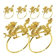  6 Pcs Porta Tovaglioli Da Tavola Anelli Allacciatovaglioli Portatovaglioli