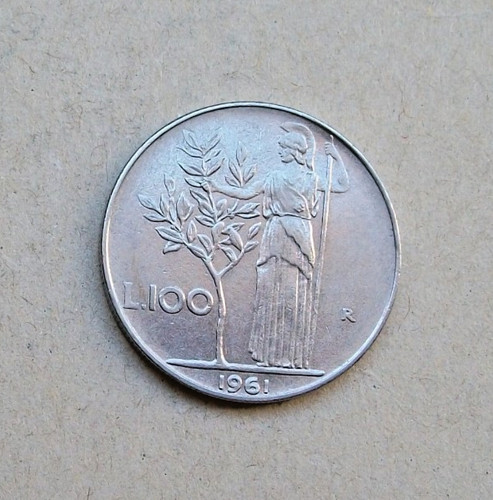 1961 100 lire - , minerva