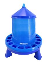 MANGIATOIA A TRAMOGGIA CON PIEDINI, per pulcini, polli, selvaggina, capacità 4Kg