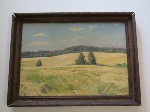 Dipinto olio paesaggio