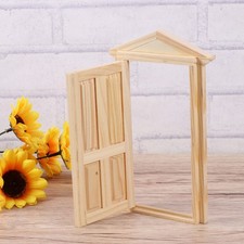  Mini casa 1/12 Porta in legno