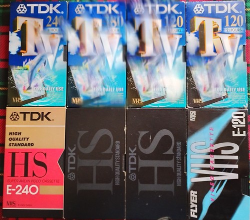 Videocassette vhs tdk - videocassette, varia