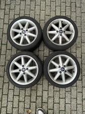 Set 4Pz Cerchi R16 In Lega 4 Fori Più Gomme 195/45R16 Ford Fiesta Fusion Usati