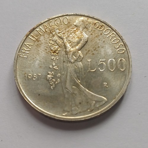 Moneta non comune argento - comune, in