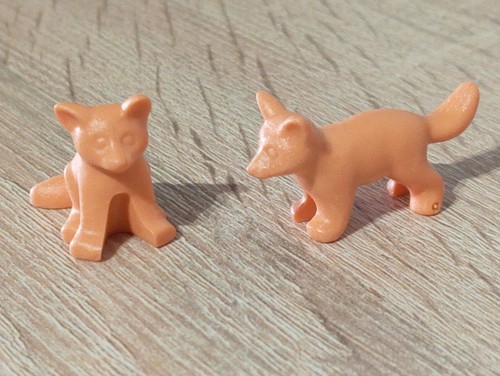 Playmobil figure cuccioli - x2,