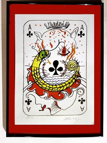 Litografía salvador dali - litografía, "