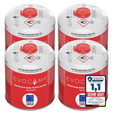 EVOCAMP 4x cartucce gas 450g