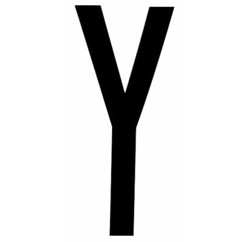 Lettera adesiva per targa - adesiva,