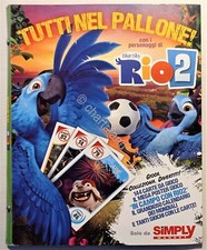Album Figurine - Simply Market - Tutti nel Pallone! Blue Sky Rio 2 - 2014 Poster