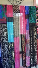2 pezzi tenda patchwork sari