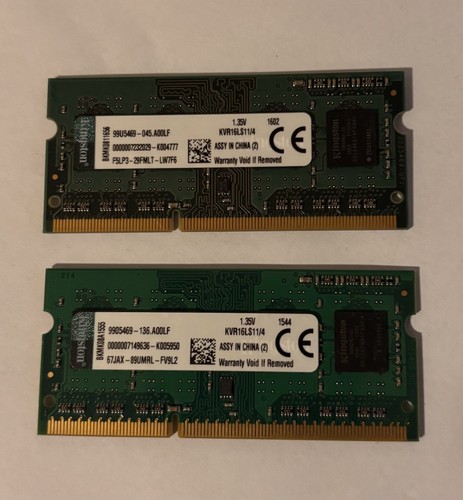Kingston kvr16ls11 4gb - kingston, kvr16ls11/4