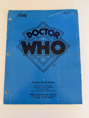 Bally doctor who - who, flipper