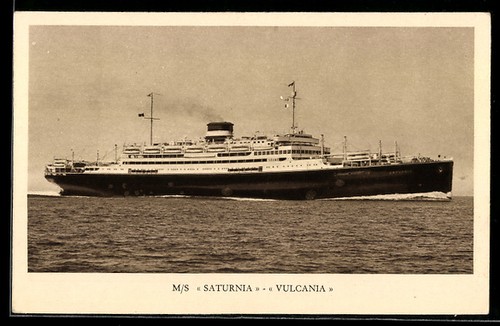 Cartolina nave passeggeri - , m.s