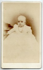 1880s white baby, baptismal