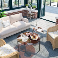 Tavolino Laterale Vetro