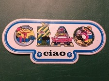 Adesivo Pubblicitario Vintage Ciao Piaggio Motorino No Vespa Raro Fine Anni '70