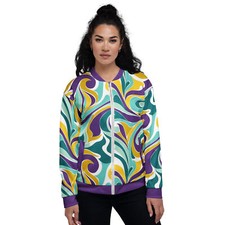 Giacca Bomber Pucci Teal