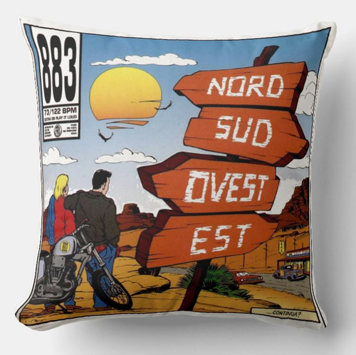 Cuscino 40x40 tributo 883 nord - 40x40,