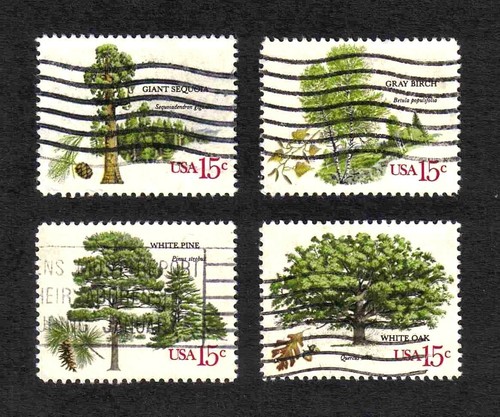 Usa 1978 american trees - usa,