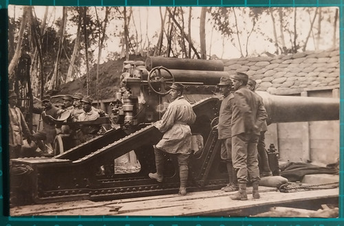 Foto soldati con cannone - foto,