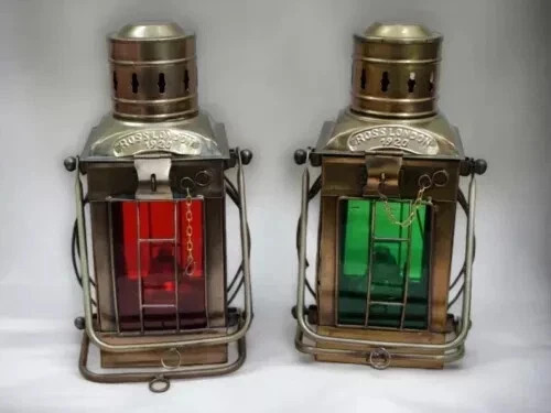 Lampada olio nave vetro - lampada,